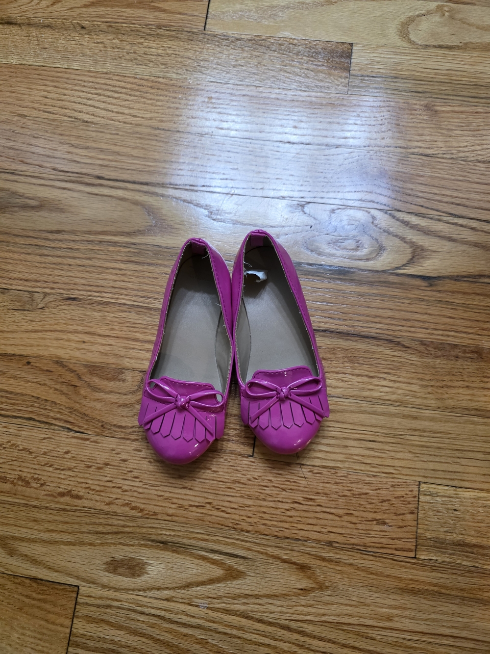 Gymboree Girl's Hot Pink Bow Detail Ballet Flats